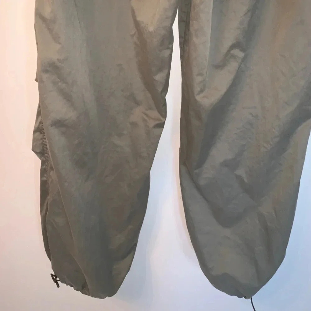 Zara Green Parachute Pants S - Picture 8 of 14